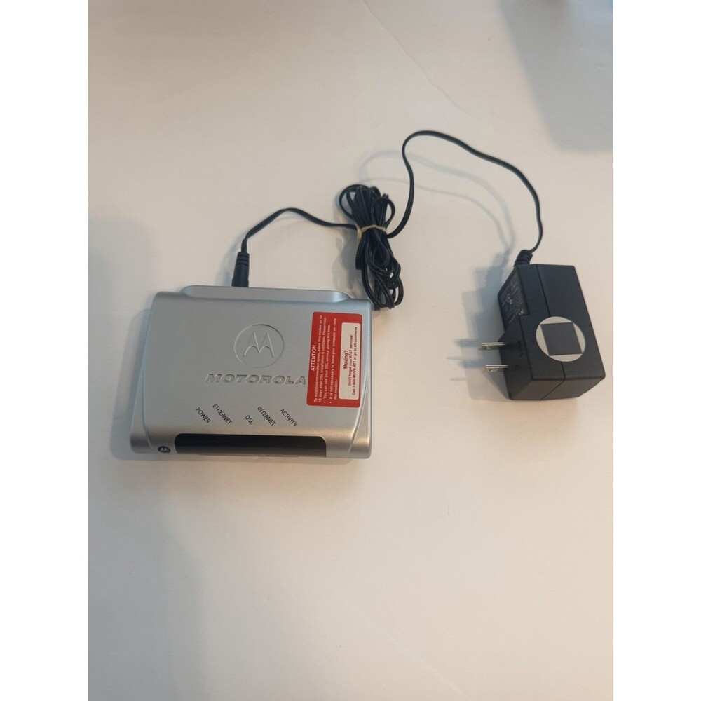 Motorola DSL Modem Style: mstatea Model # 2210-02-1022 w/ Power Adapter